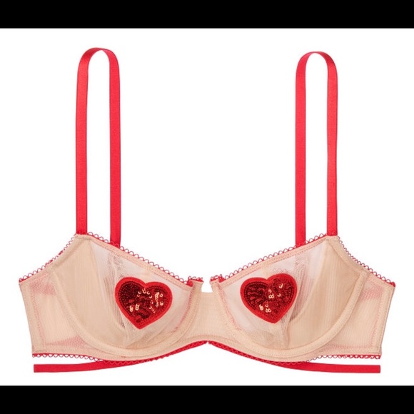 SOLD🔥🔥🔥🔥🔥🔥Sequin Heart Lingerie Set❤️ - Picture 5 of 8